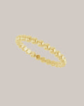 14K yellow gold beaded stacking band
