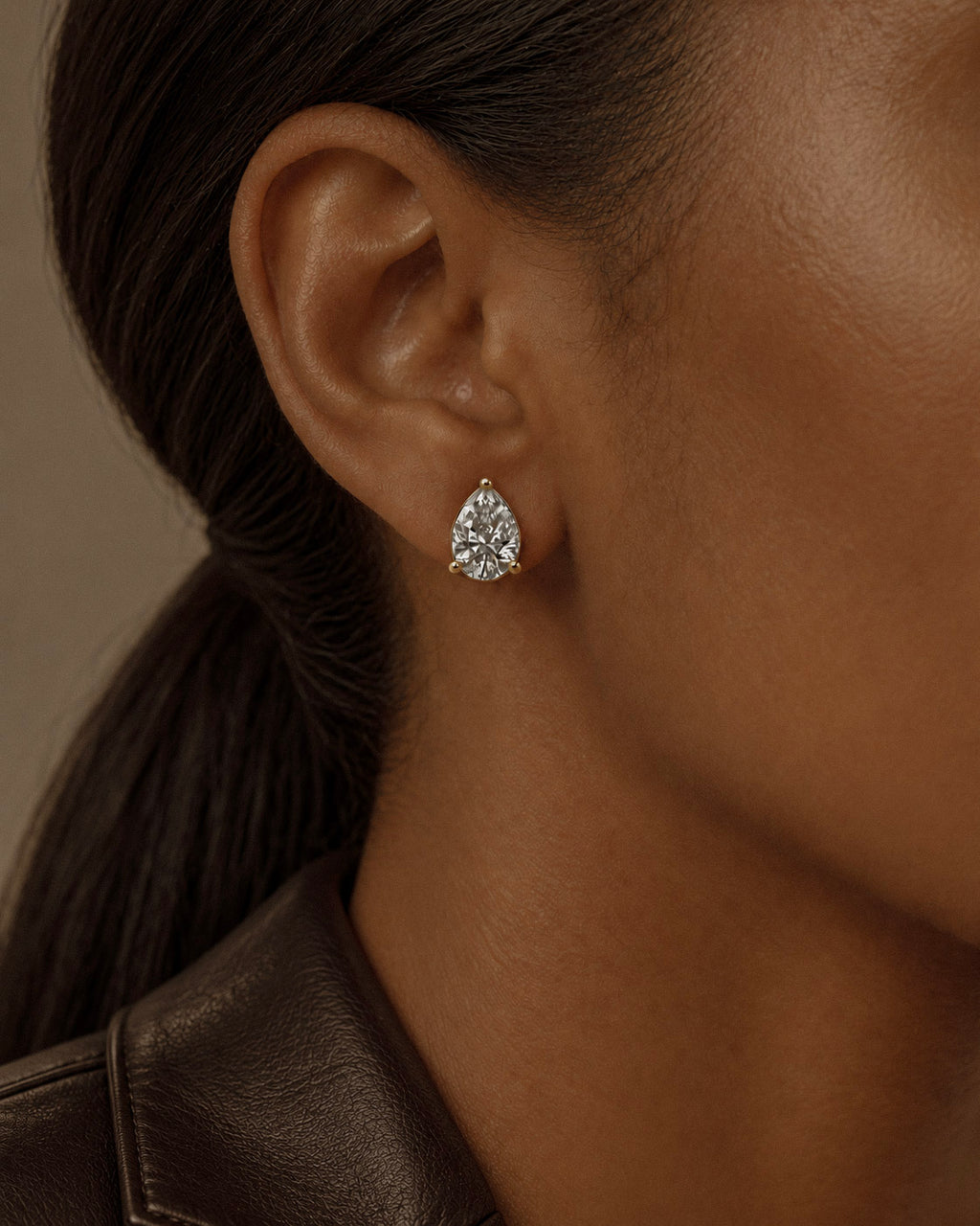 Pear Lab Diamond Studs
