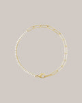 1 ctw lab grown diamond paperclip bracelet in 14K gold