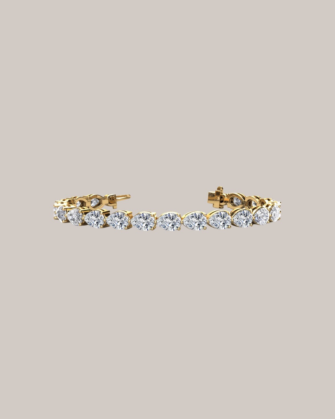 Pear Diamond Tennis Bracelet | Golden Hour Fine Jewellery
