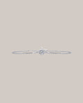 1.00 ct lab grown round diamond adjustable bracelet in 14K white gold