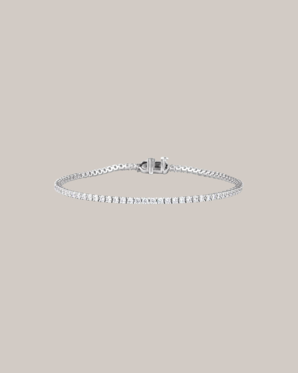 3.00 ctw lab grown diamond tennis bracelet in 14K gold