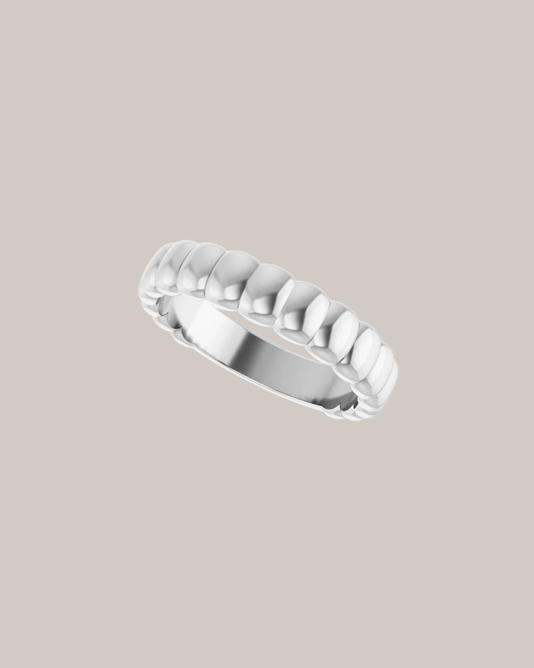 Fluted Gold Ring