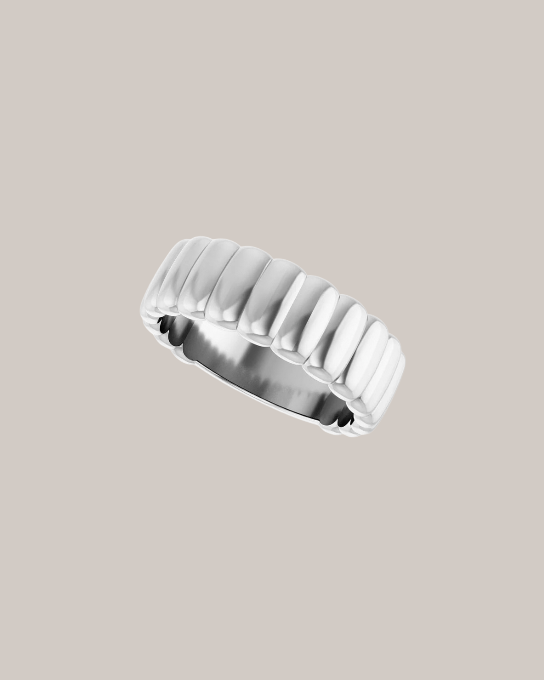 Fluted Gold Ring