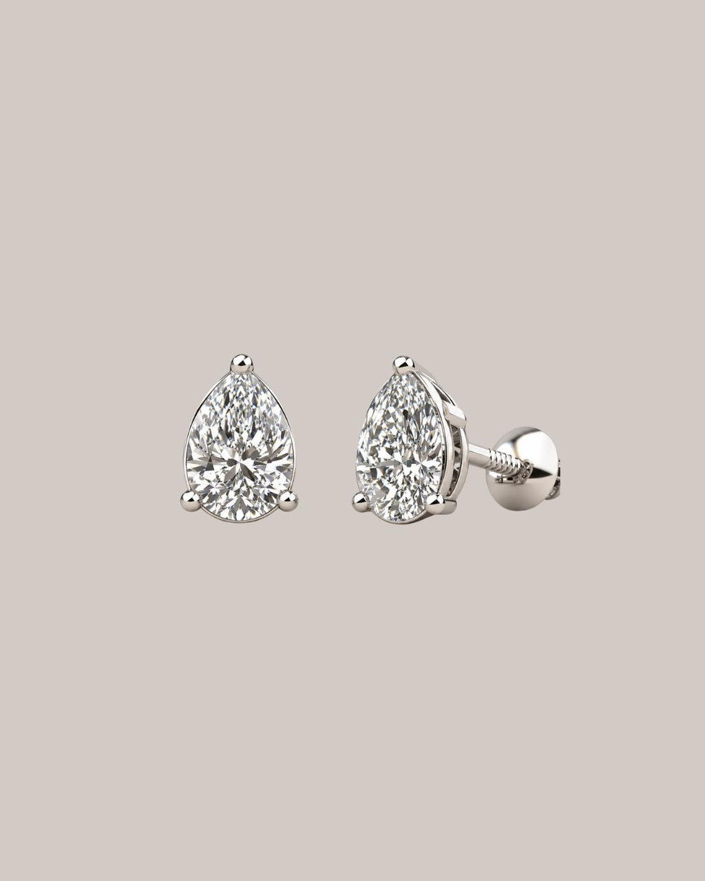 Pear Lab Diamond Studs