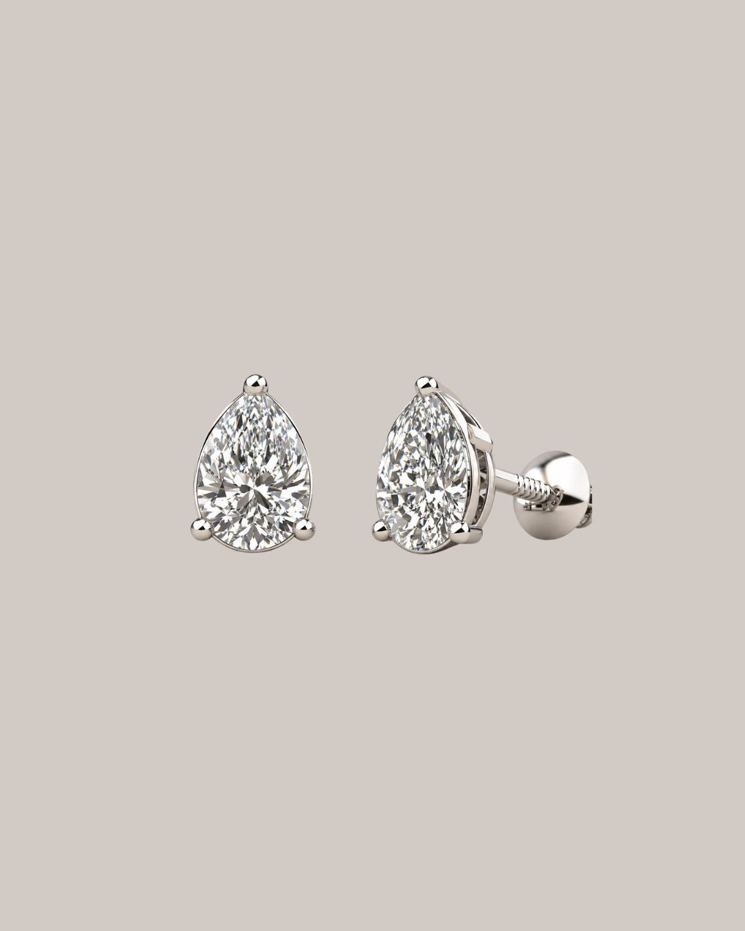 Pear Lab Diamond Studs