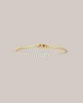 2.00 ctw lab grown diamond lightweight tennis bracelet in 14K gold