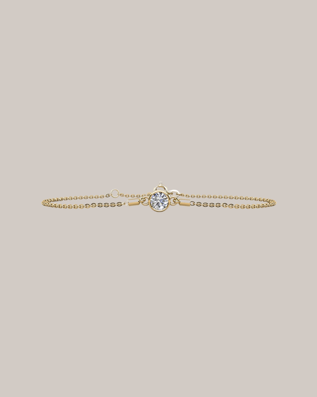 1 CT Round Diamond Solitaire Bracelet