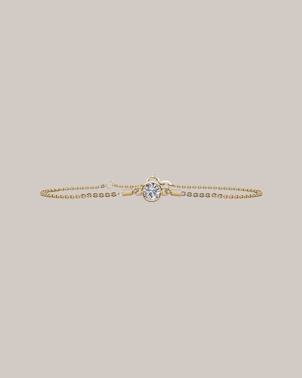 1 CT Round Diamond Solitaire Bracelet