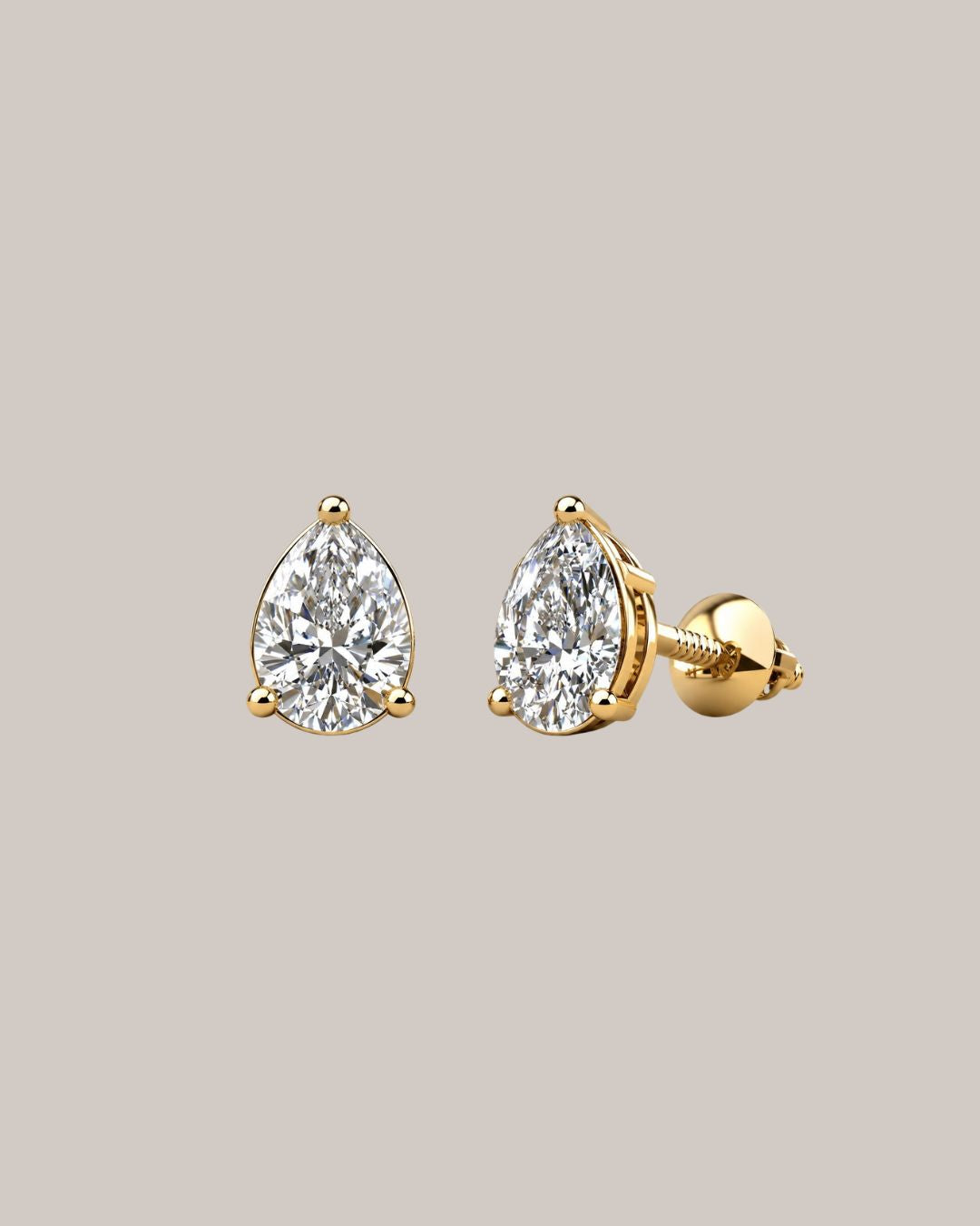 Pear Lab Diamond Studs