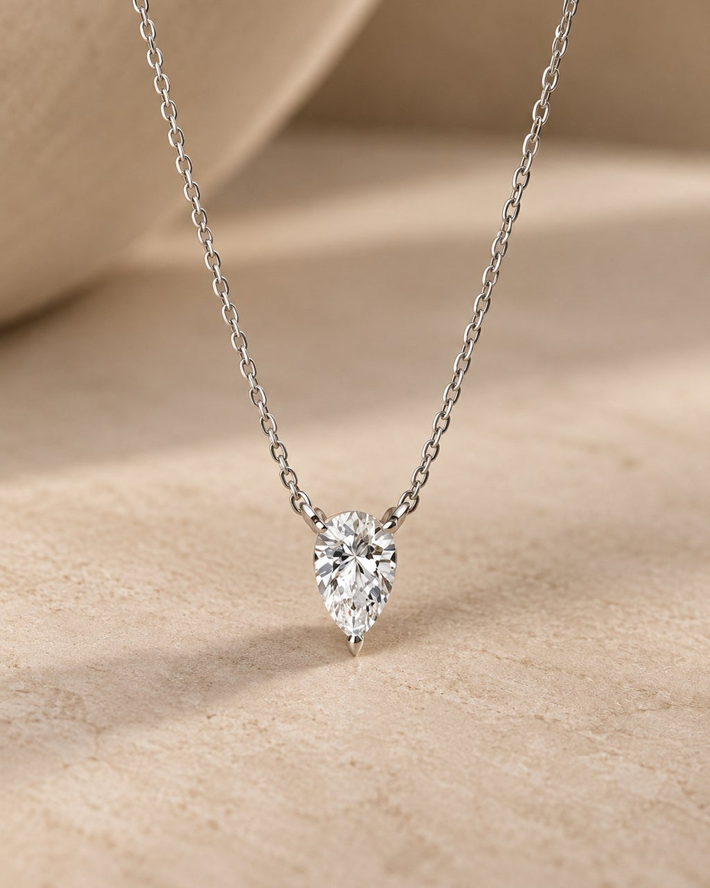 Pear Diamond Pendant