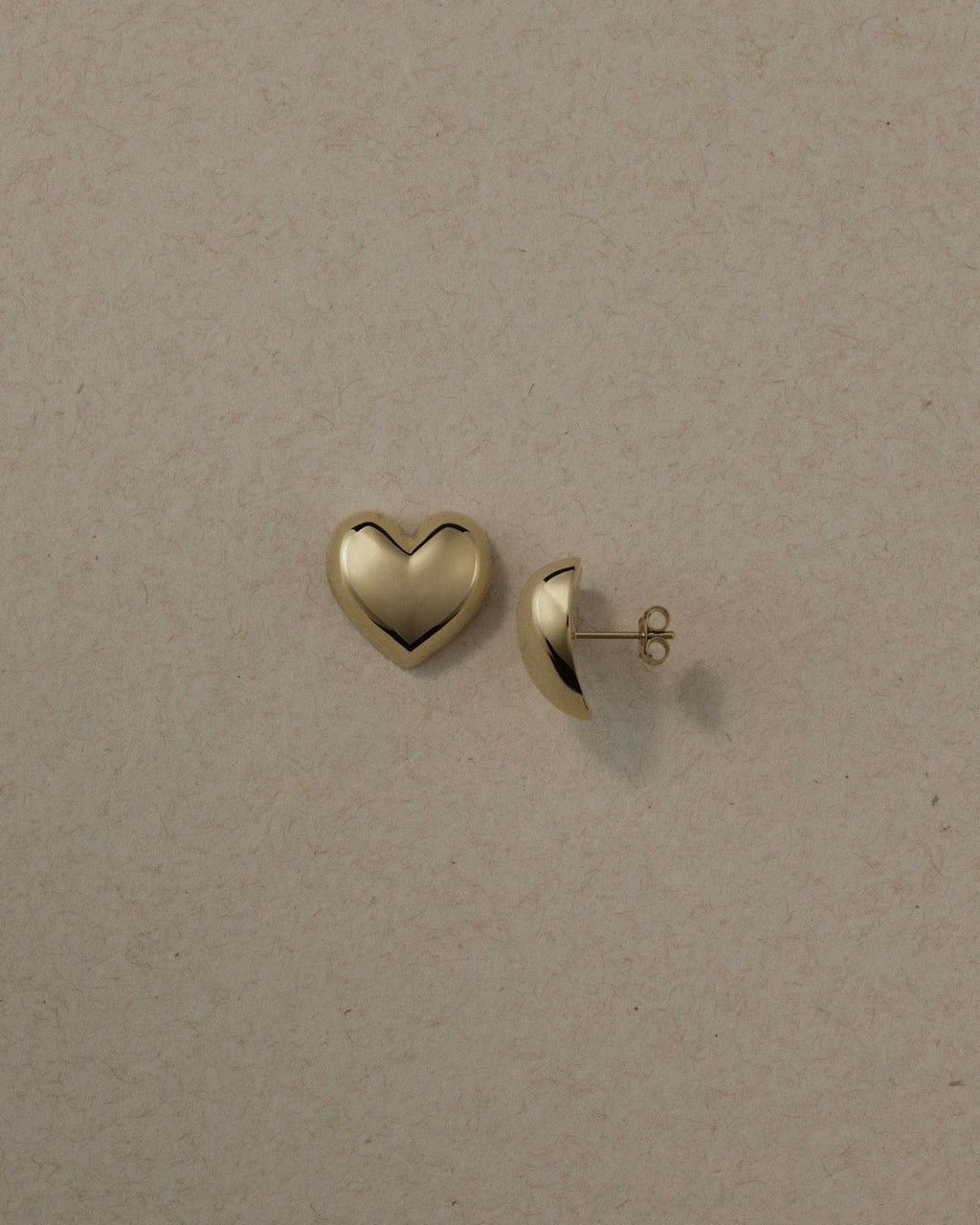 Puffed Heart Earrings