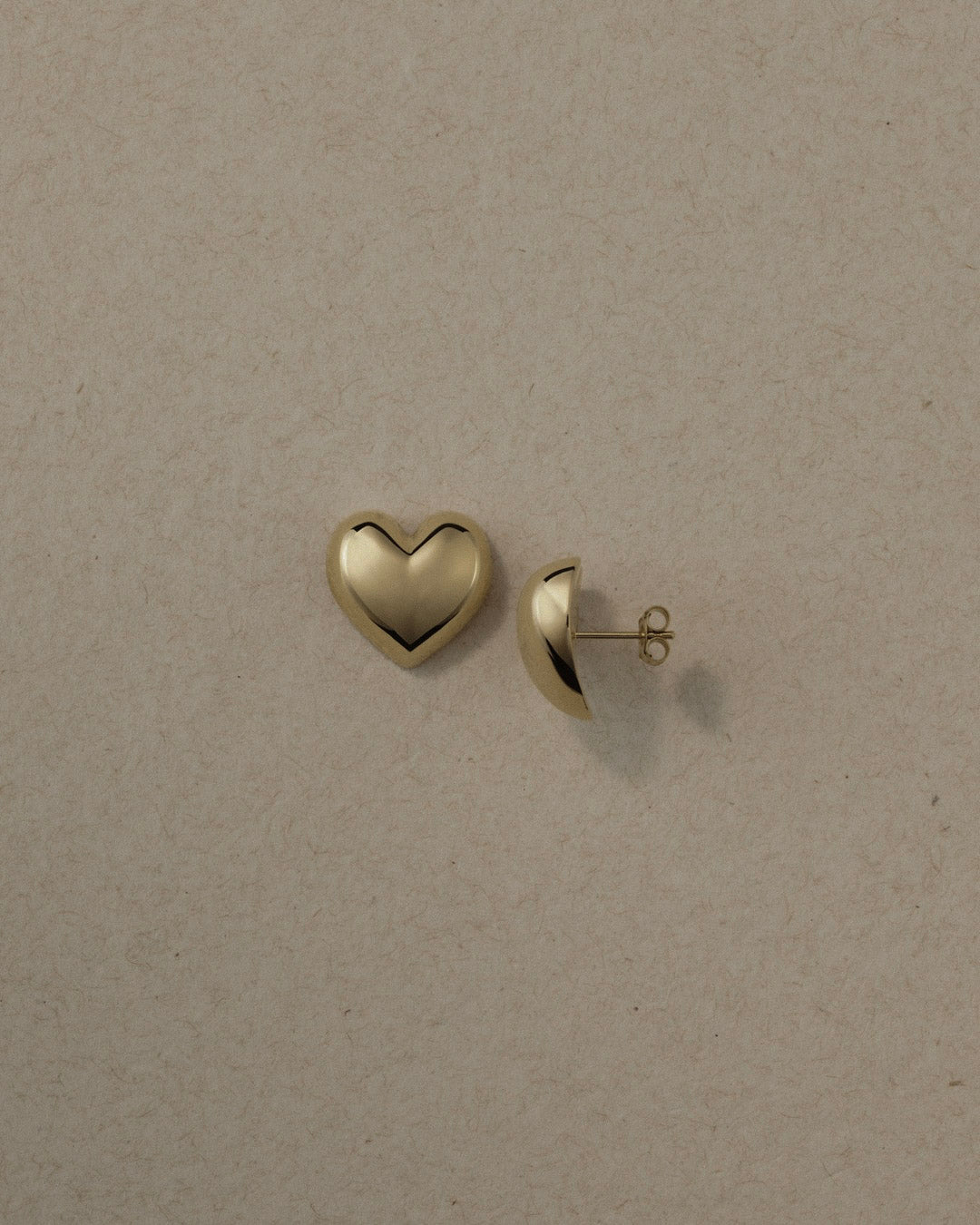 Puffed Heart Earrings