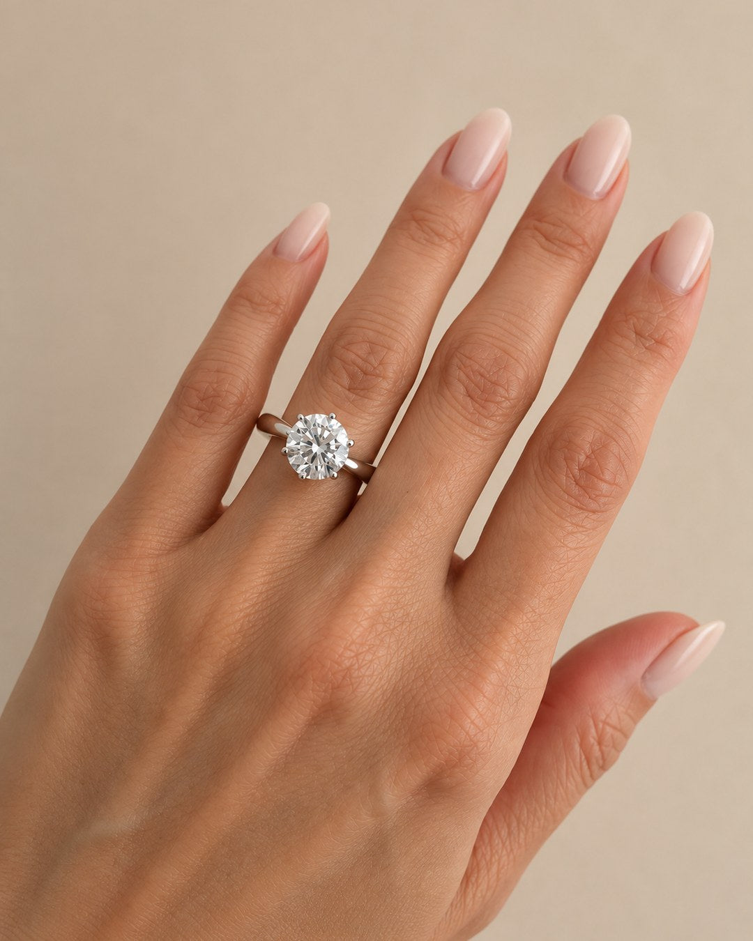 Classic Six Prong Solitaire Ring