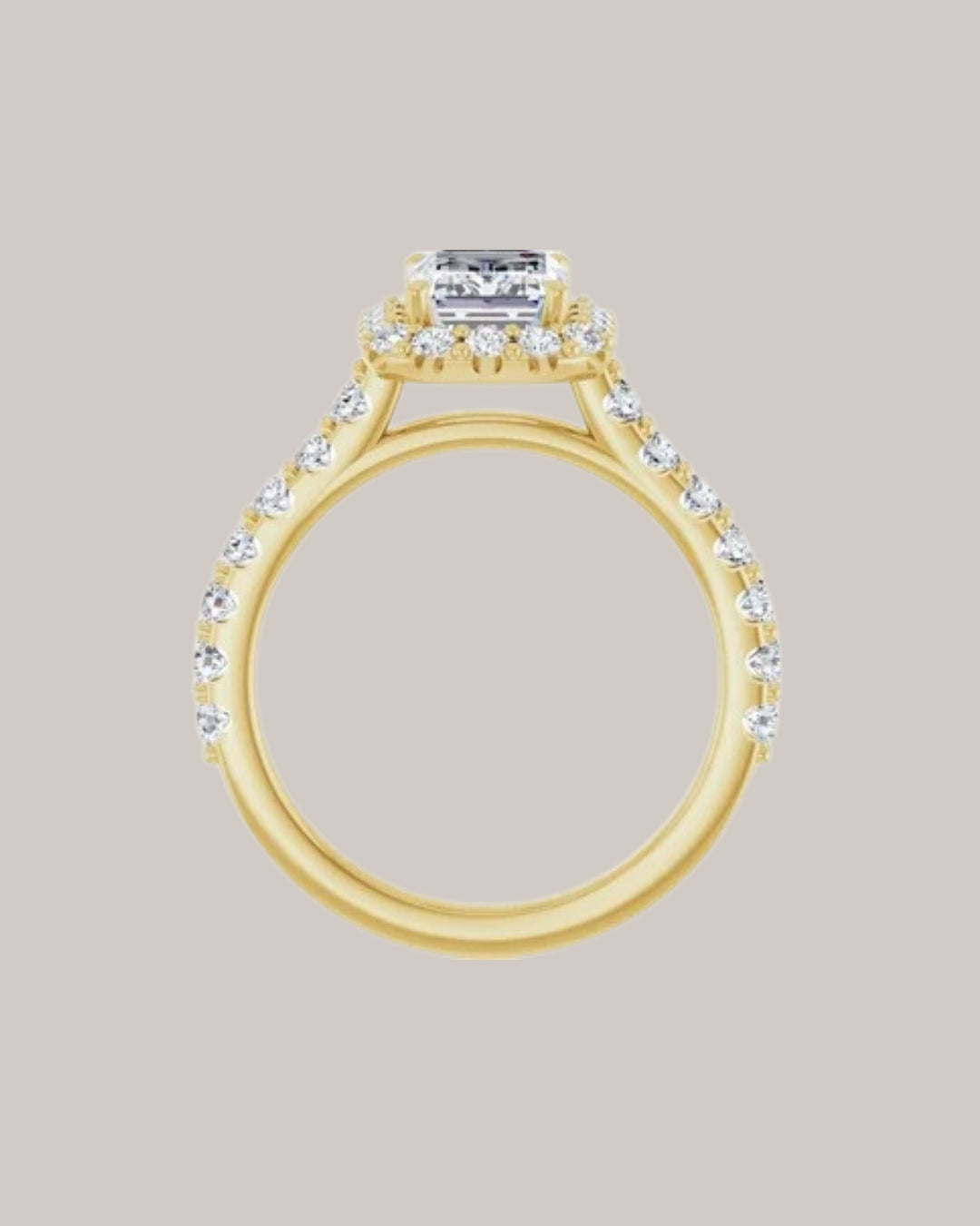 Diamond Accent Halo Ring