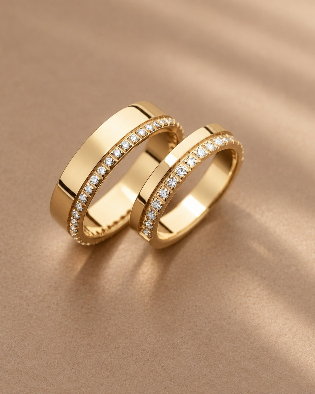 Wide Pavé Diamond Ring