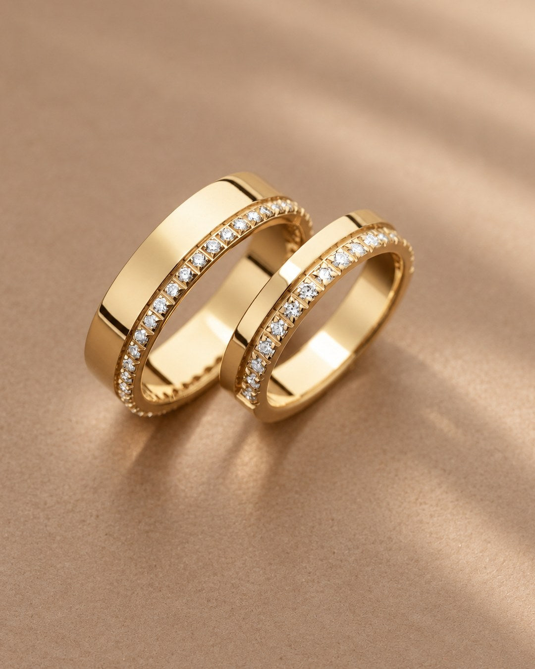Wide Pavé Diamond Ring